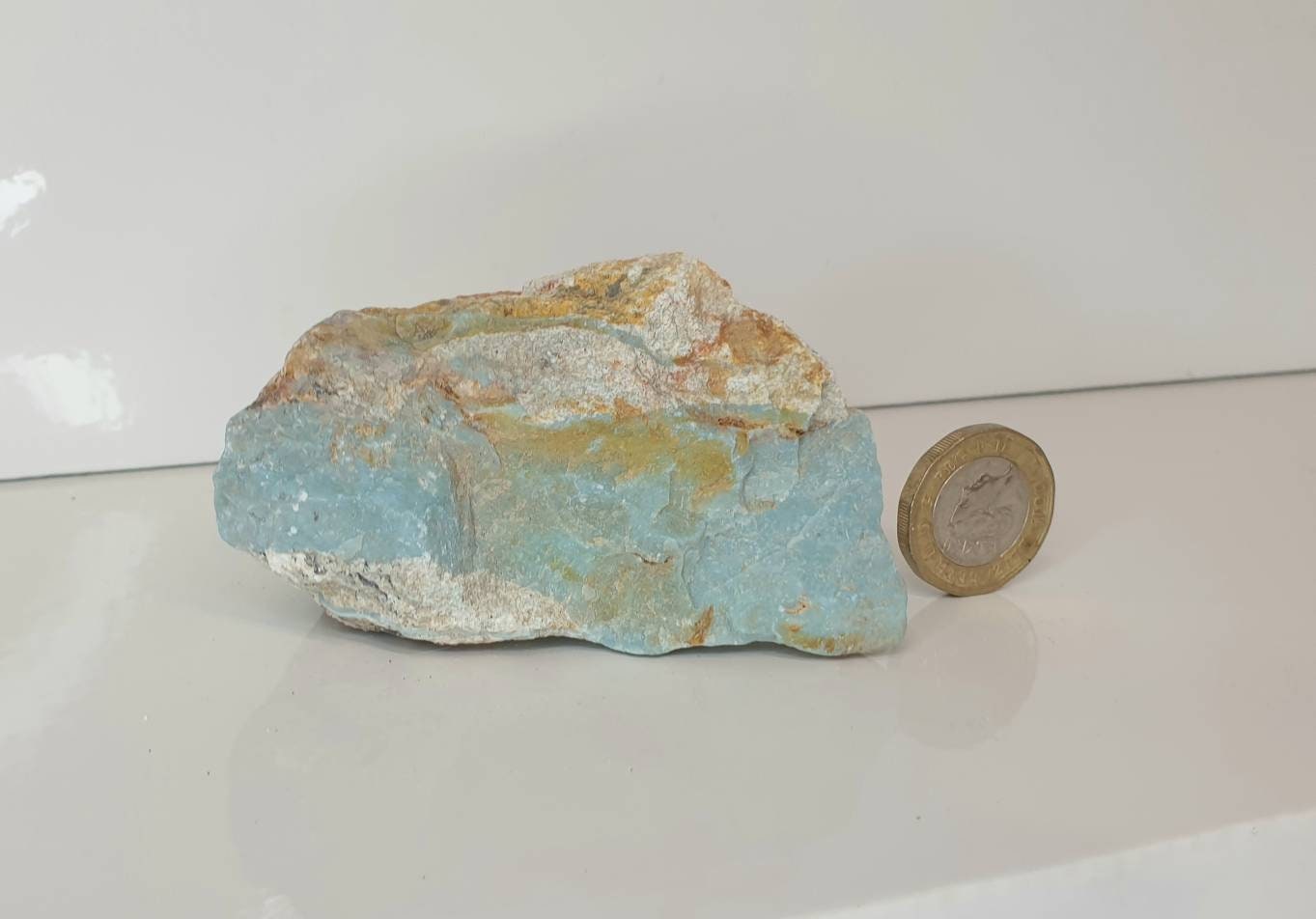 2) Turquoise Crystal Natural Rough