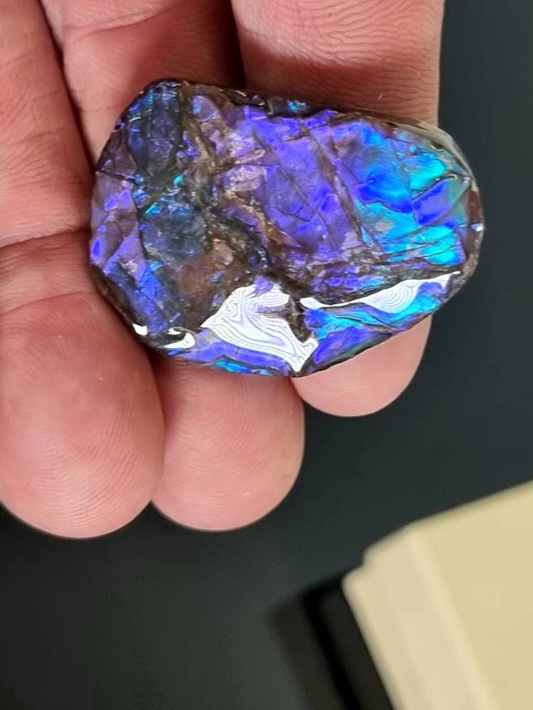 1am) Ammolite Crystal Gemstone