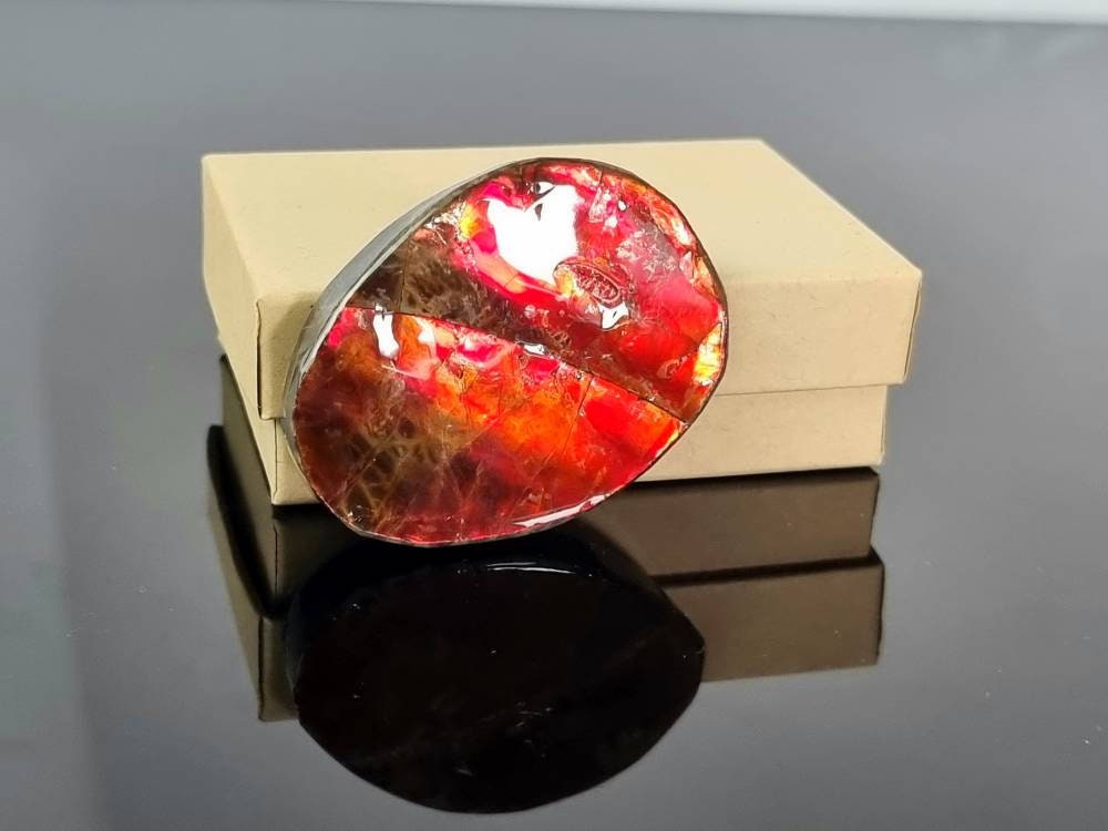 1a) Ammolite Crystal Gemstone