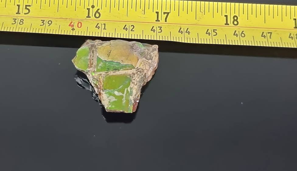 7) Ammolite Crystal Gemstone