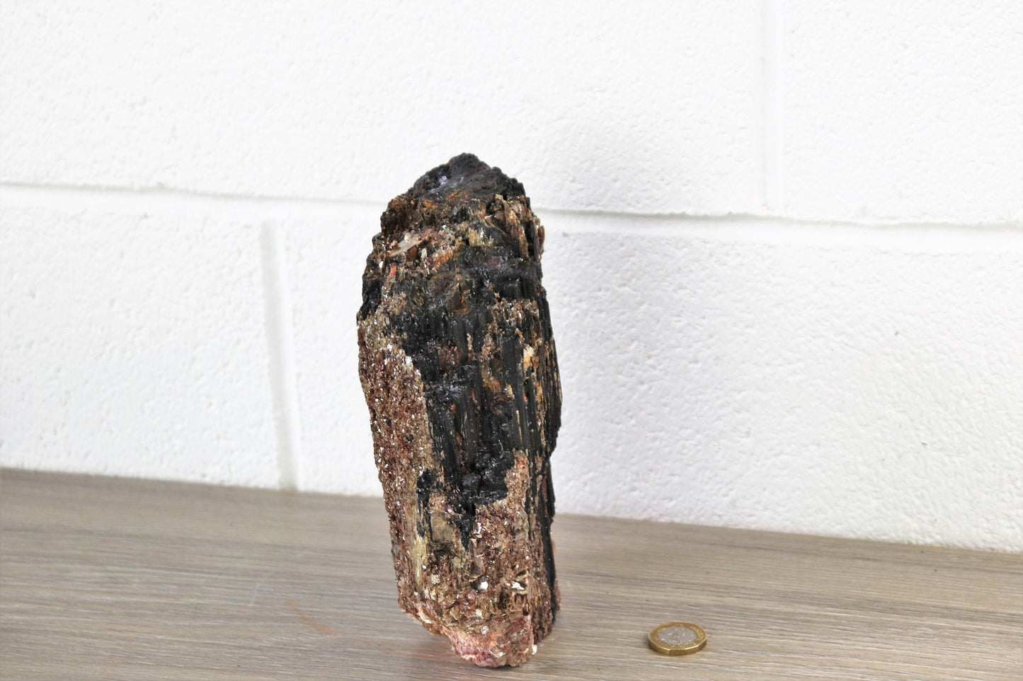 17) Black Tourmaline Crystal With Mica 2.33KG