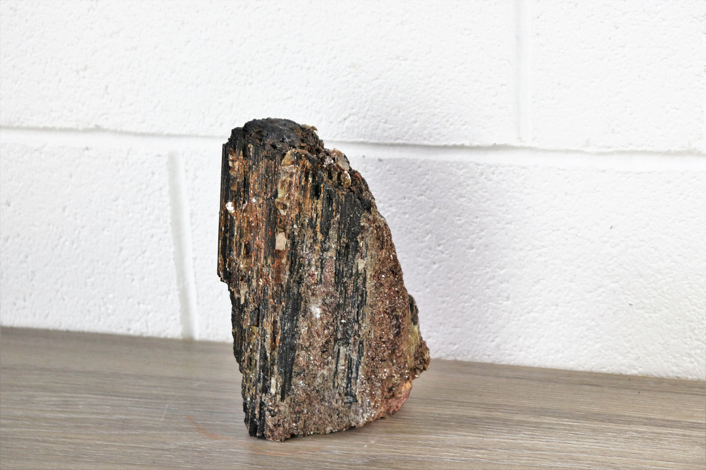 17) Black Tourmaline Crystal With Mica 2.33KG