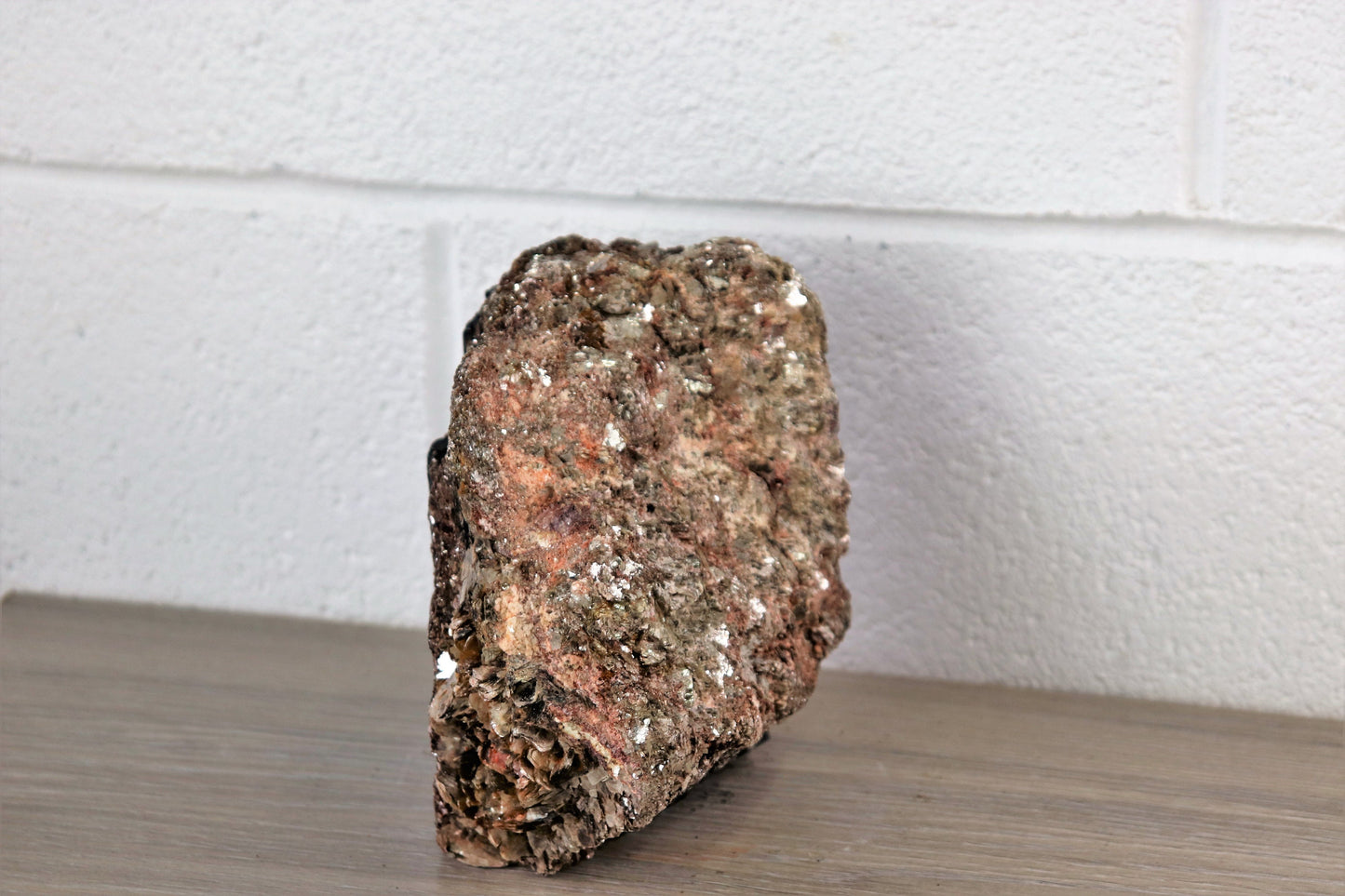 19) Black Tourmaline Crystal With Mica 3.61KG