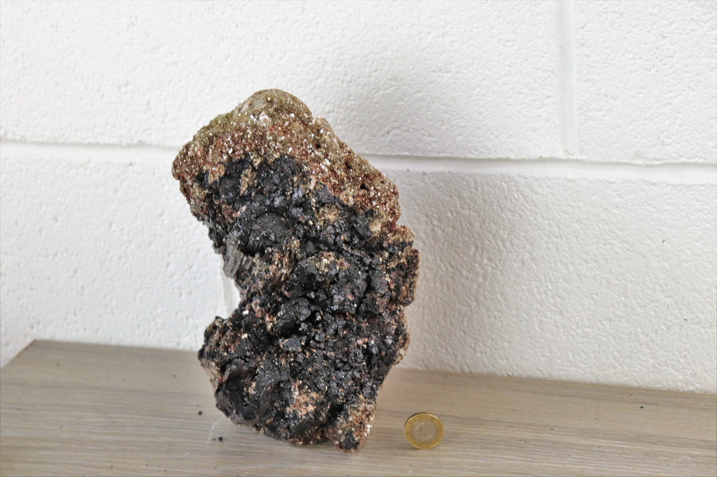 8) Black Tourmaline Crystal With Mica 4.39KG