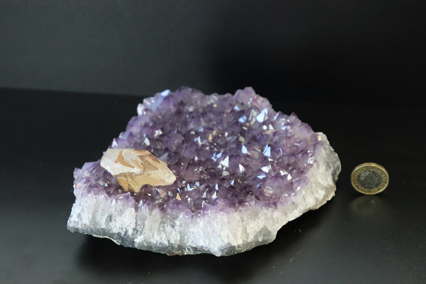 amethyst crystal cluster