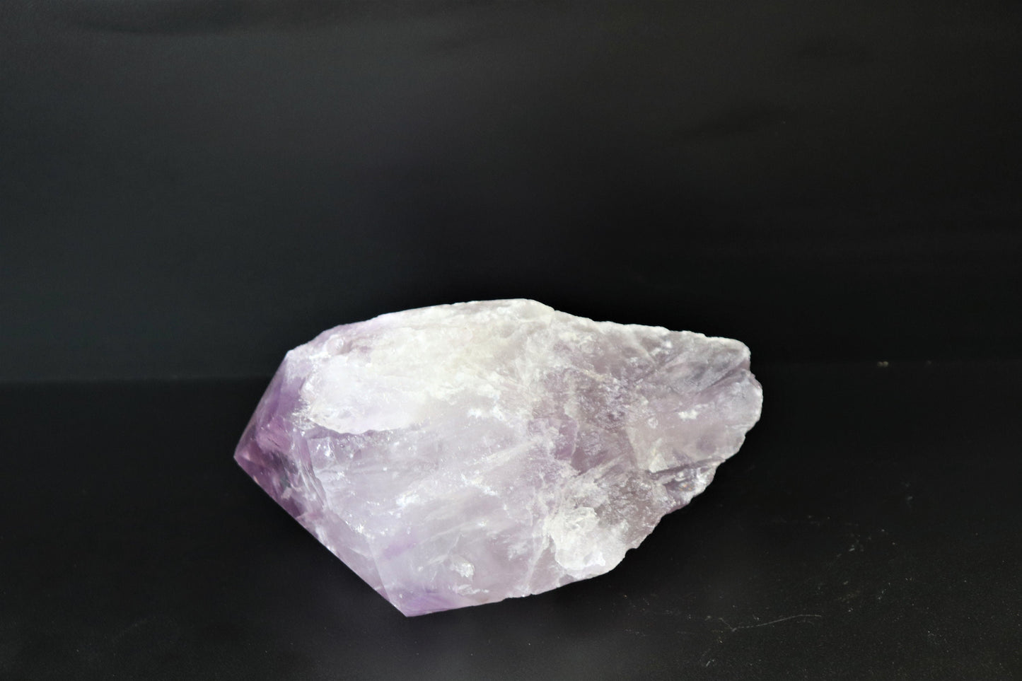 1) Large Amethyst Crystal Point Top Polished