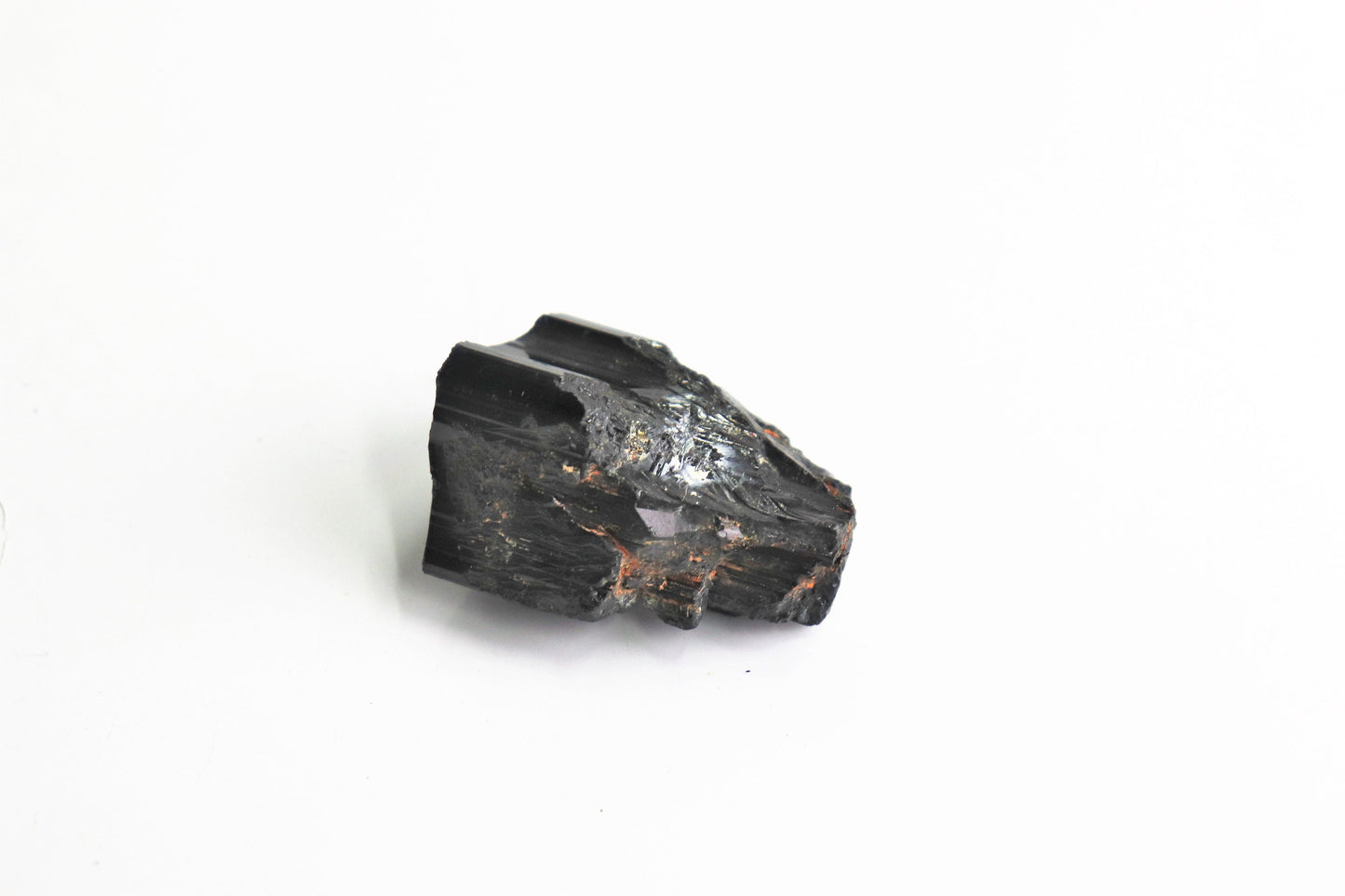 16) Terminated Black Tourmaline Crystal Natural