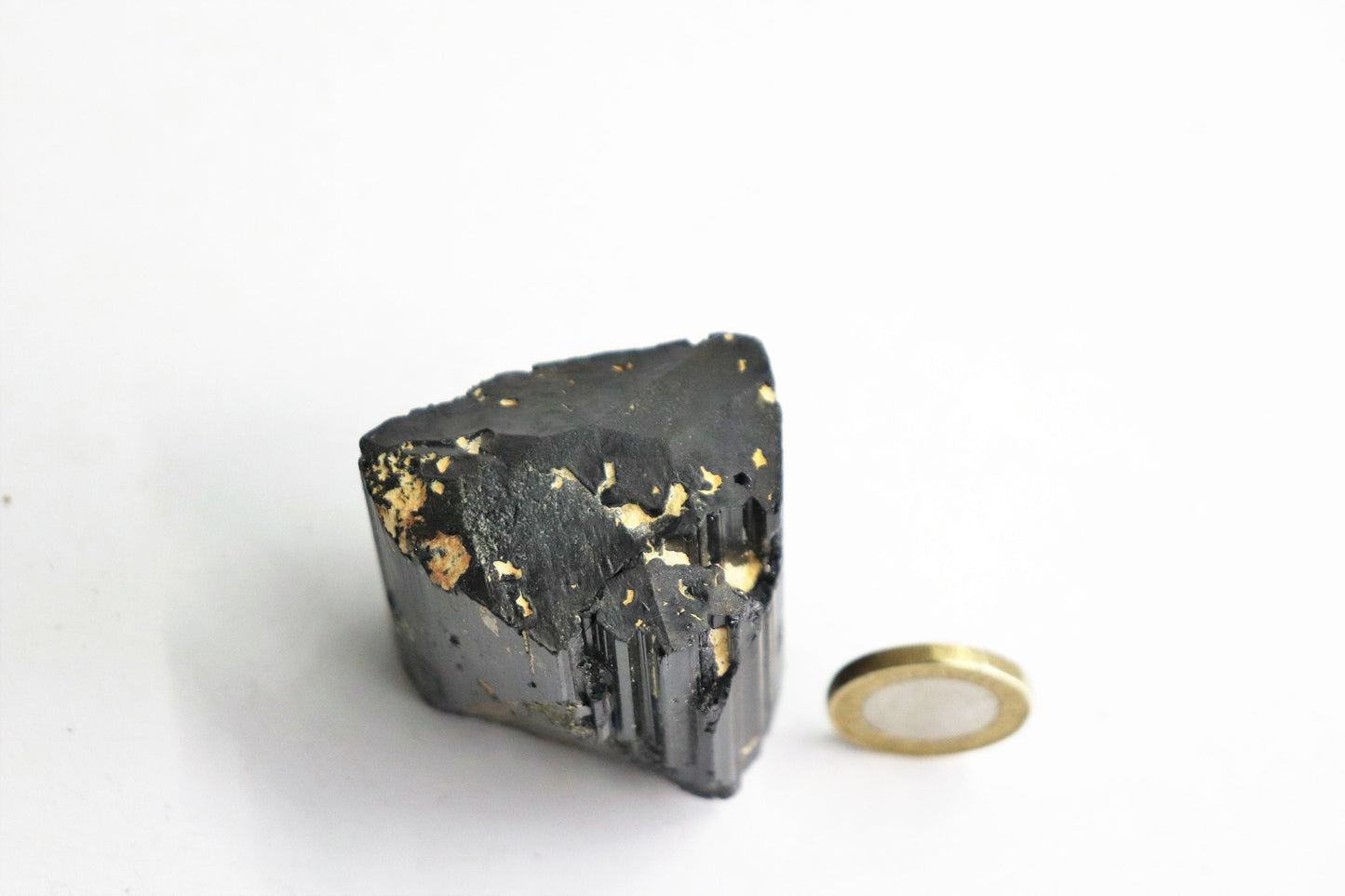 7) Terminated Black Tourmaline Crystal Natural