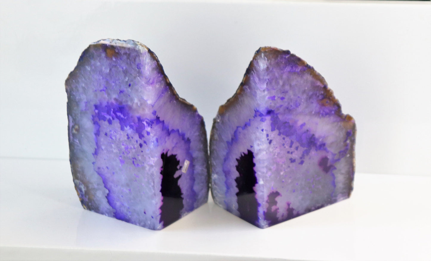shop high quality purple crystal bookends