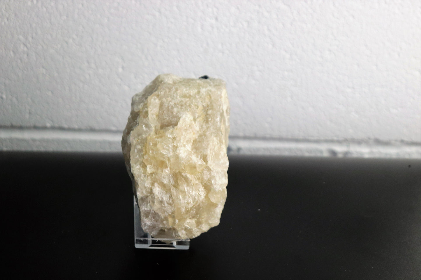 7) Large Black Tourmaline Crystal In Quartz - Tourmalated Quartz