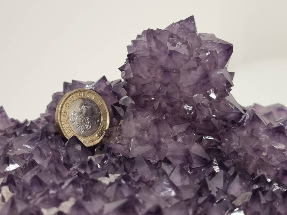 AM76) Large Amethyst Crystal Cluster