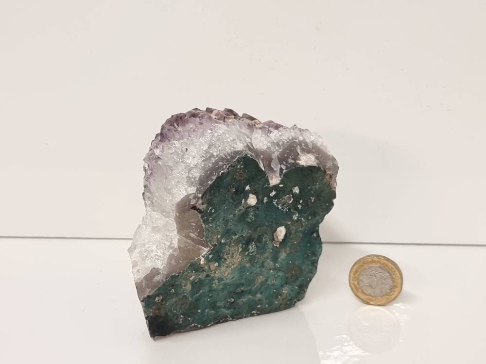 AMF34) Amethyst Crystal Free Standing