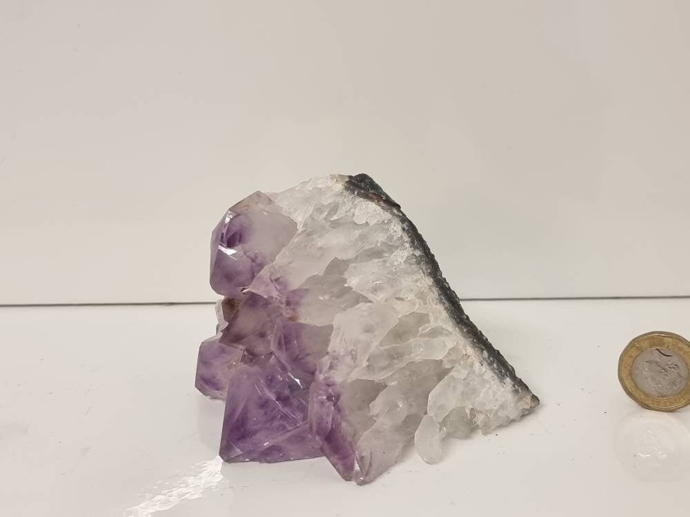 AMF25) Amethyst Crystal Free Standing