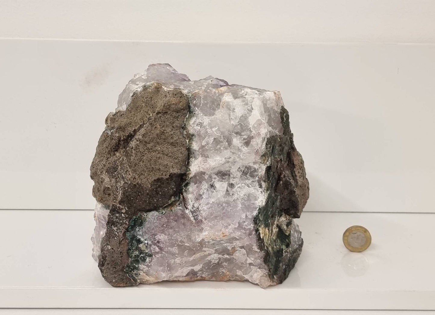 AMF29) Amethyst Crystal Free Standing