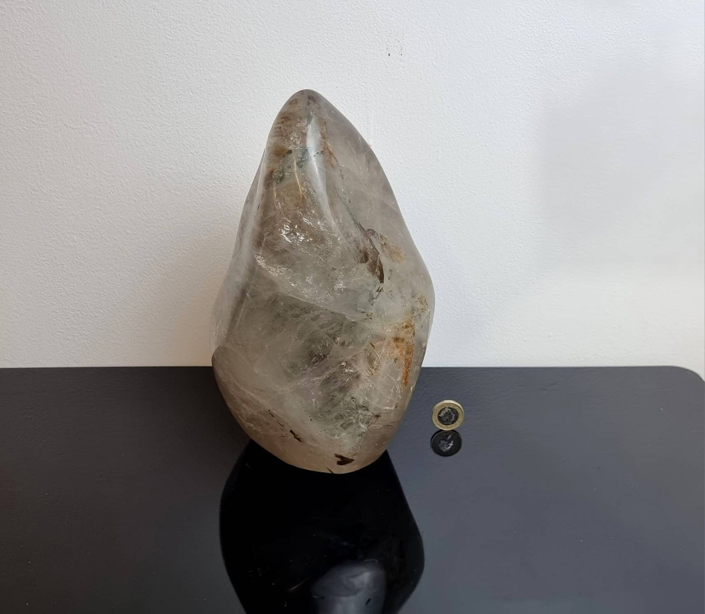 Extra Large Smoky & Clear Quartz Crystal Freeform