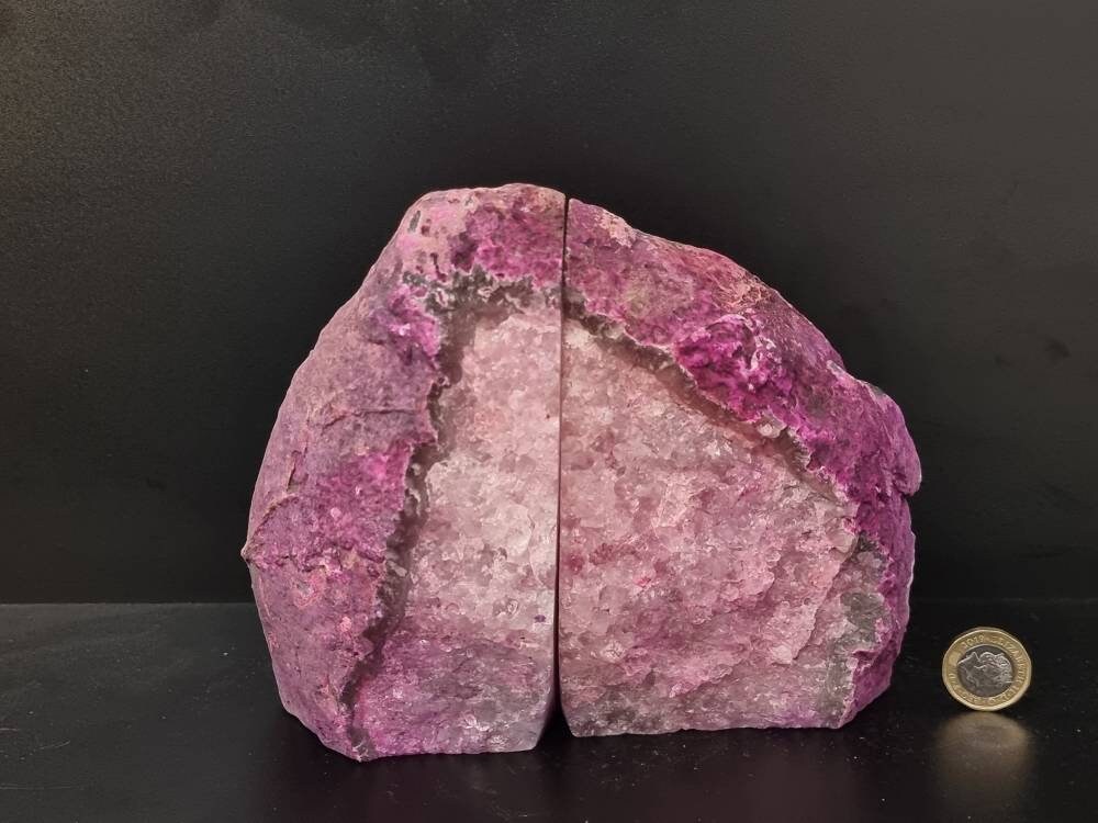pink crystals
