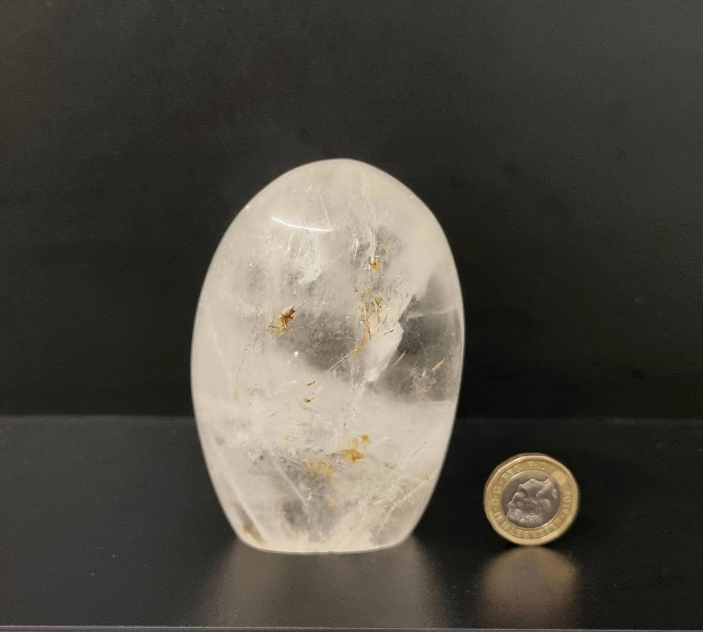 8) Clear Quartz Crystal Polished Freestanding
