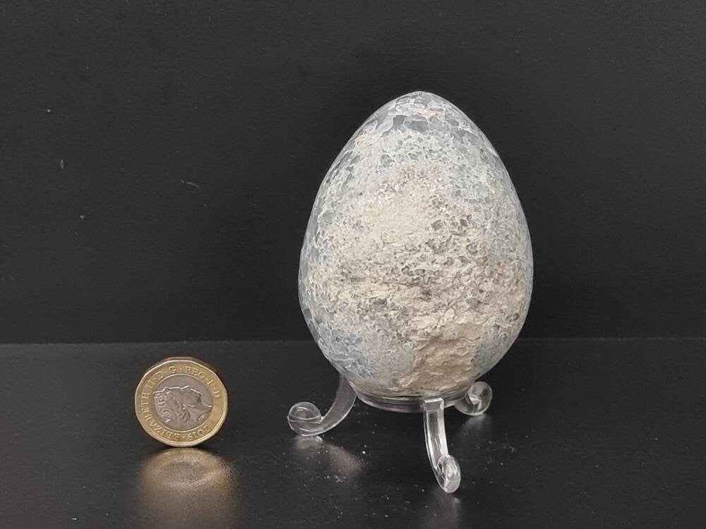 2) Celestite Crystal Egg