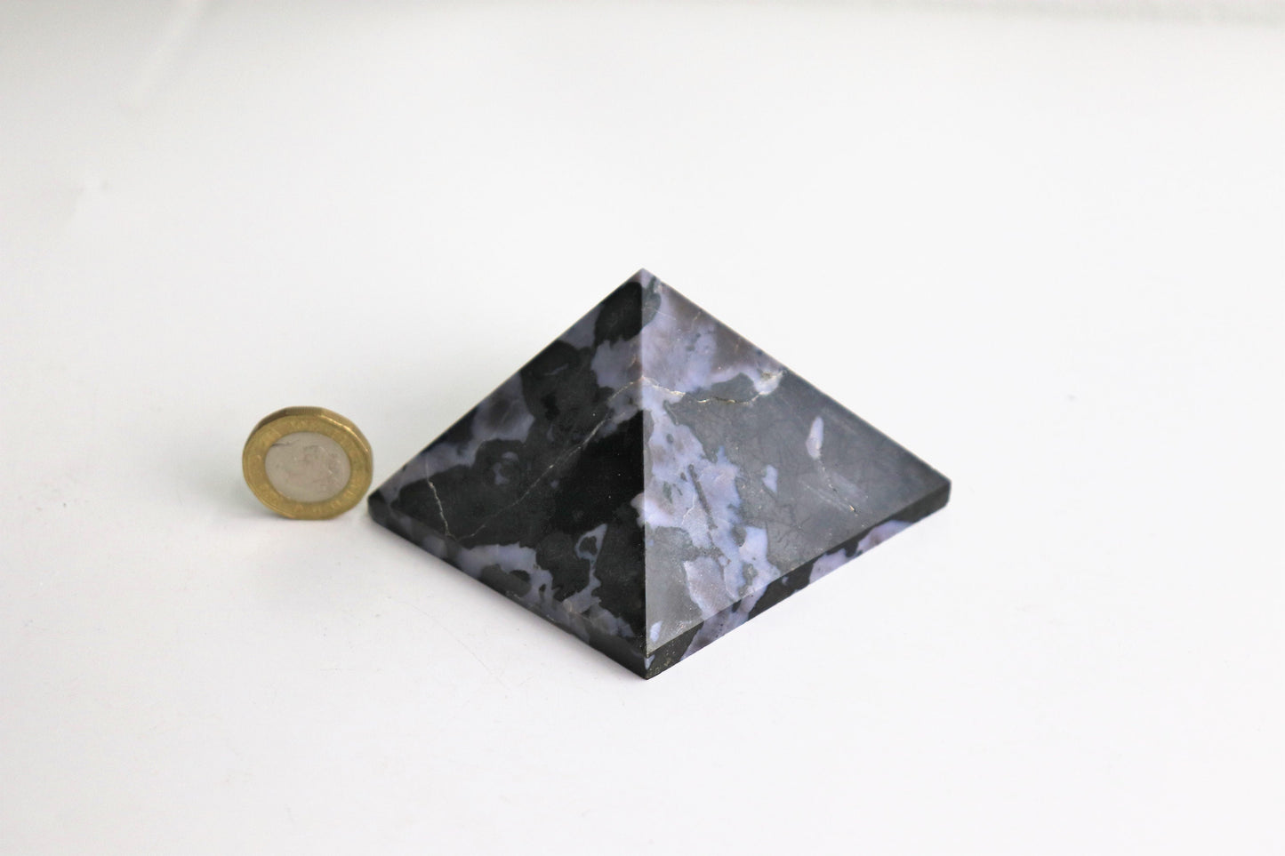 mystic merlinite crystal pyramid