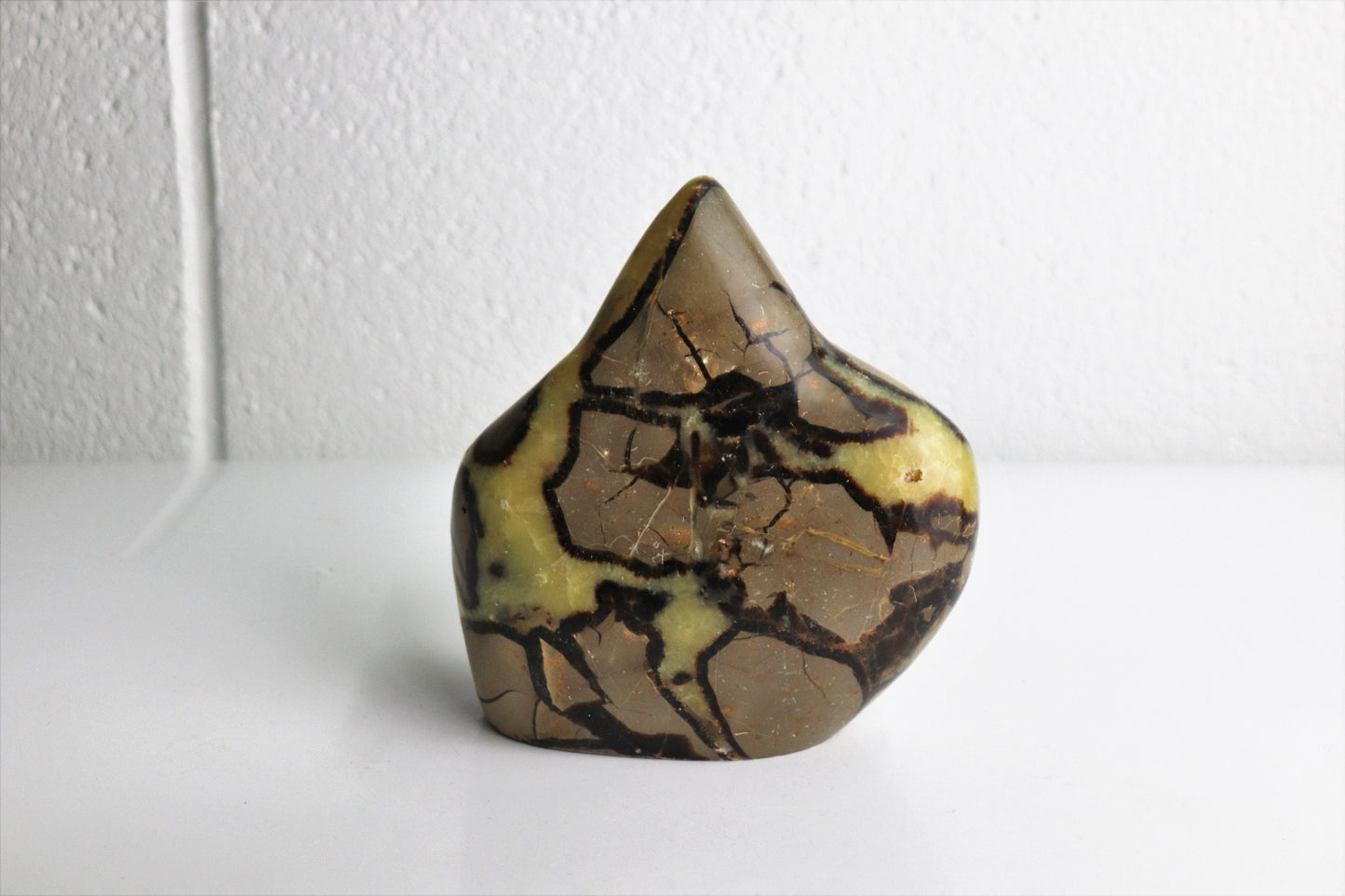 30) Large Septarian Yellow Calcite Crystal