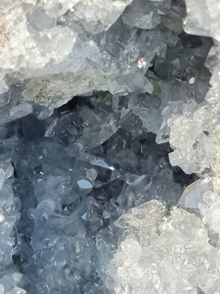 Very Large Celestite Crystal Natural Cluster 43.9 KG