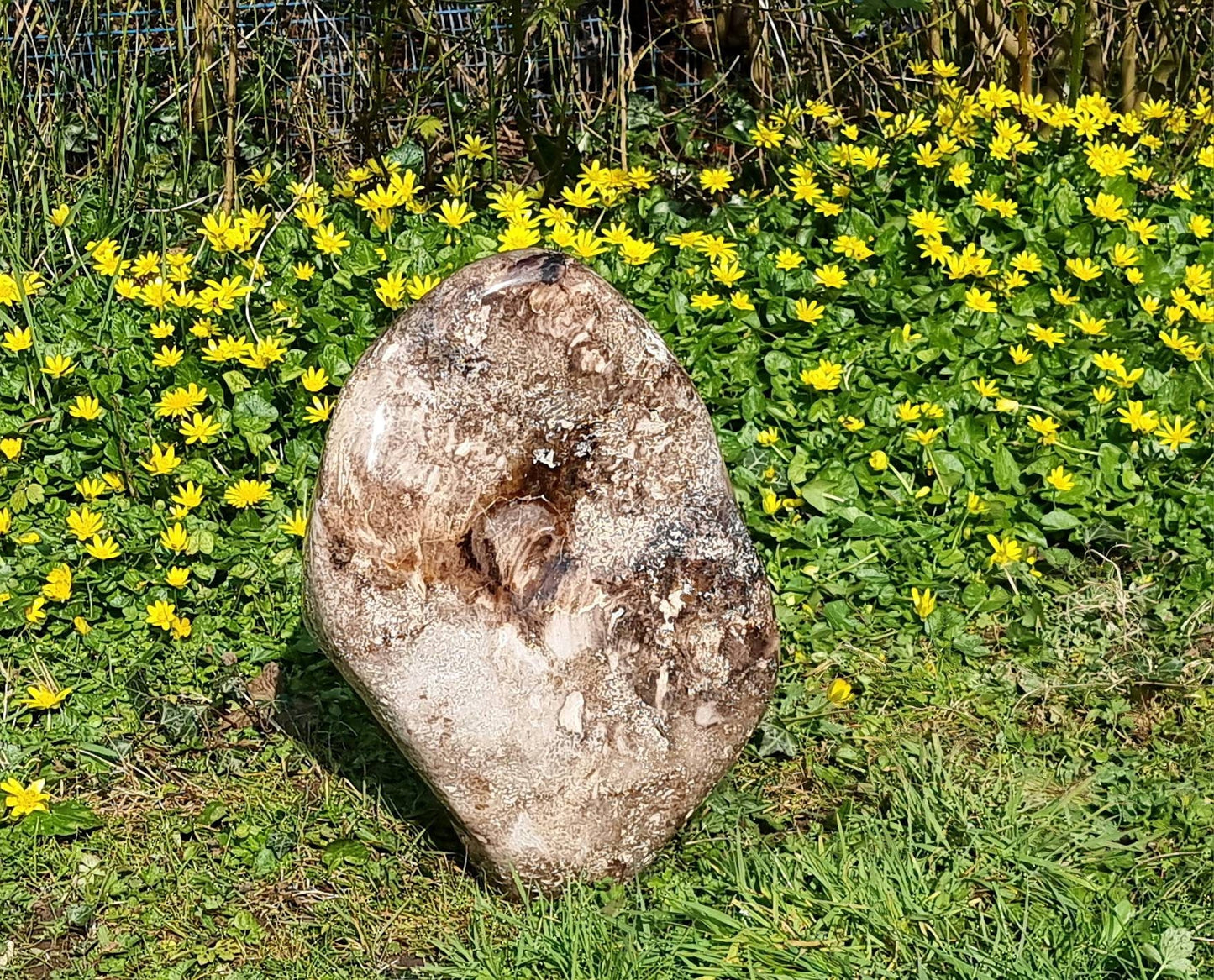 Extra large Black Opal Crystal Polished Freeform Premium Unique Interior Design Home Decor