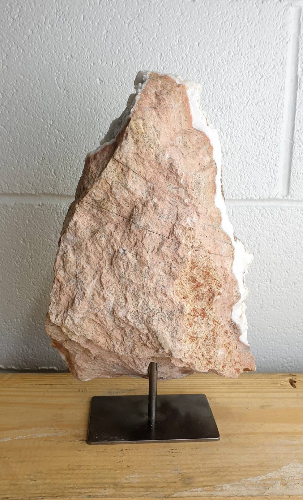 cave calcite on stand