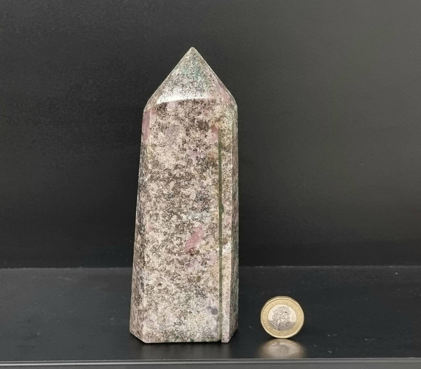 16) Ocean Jasper Crystal Prism