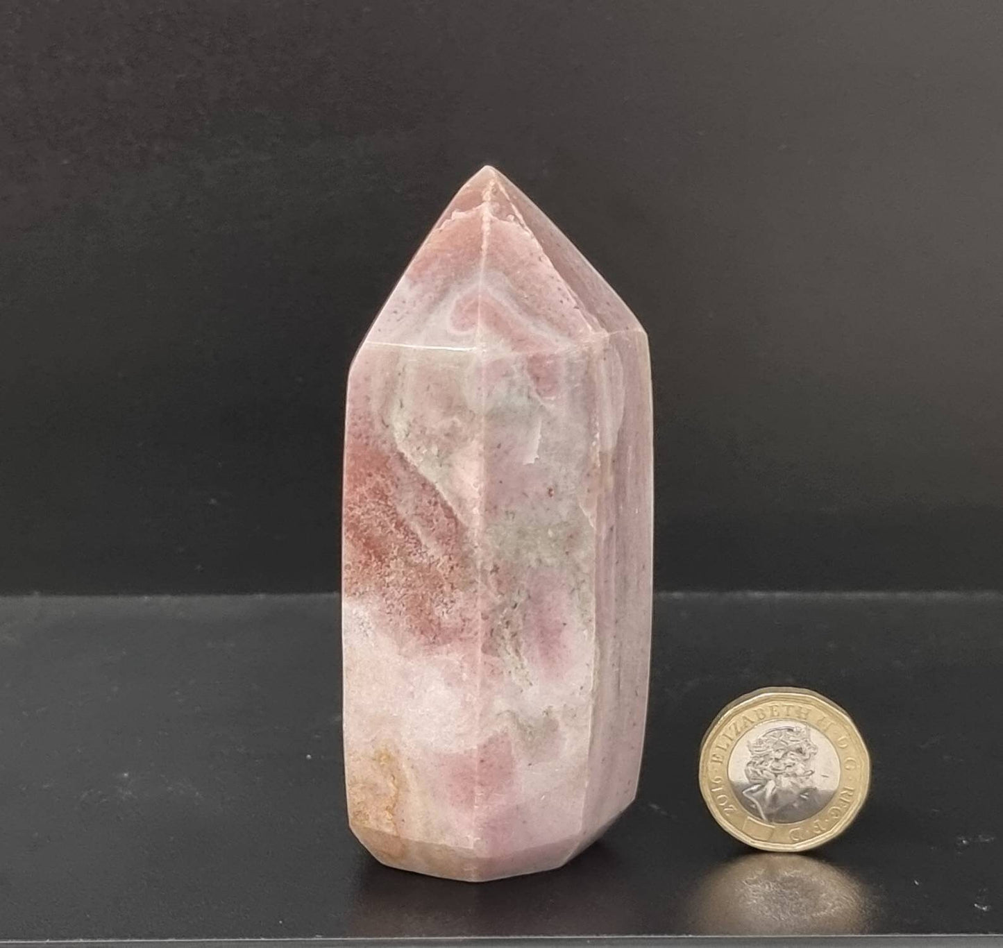 15) Ocean Jasper Crystal Prism