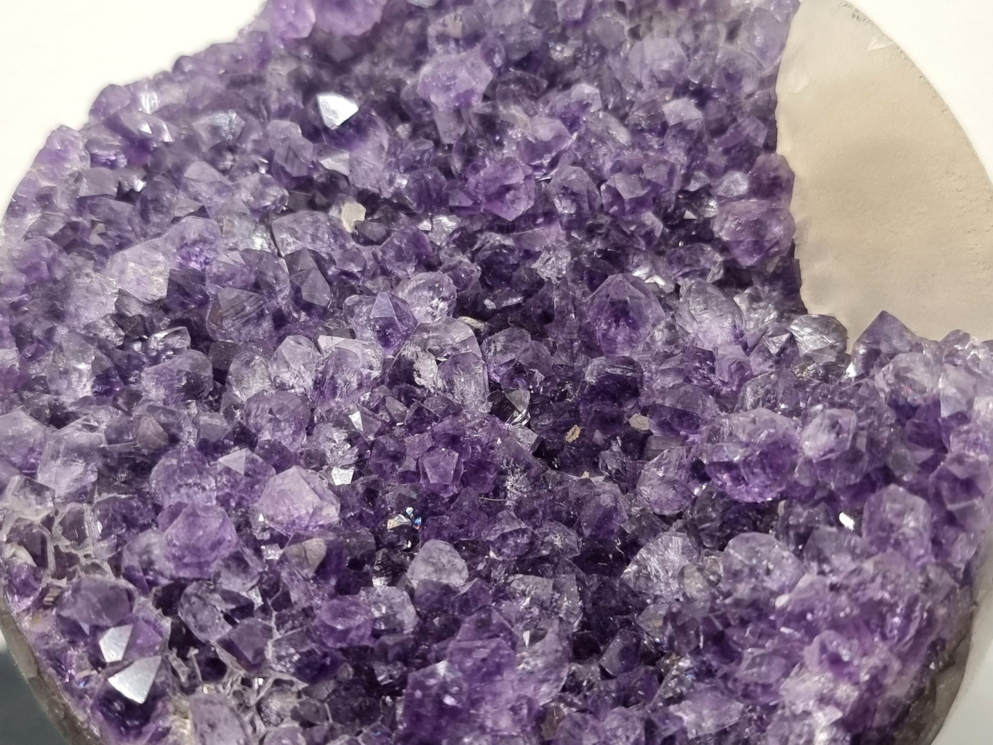 Premium Large Amethyst Crystal Geode Sphere