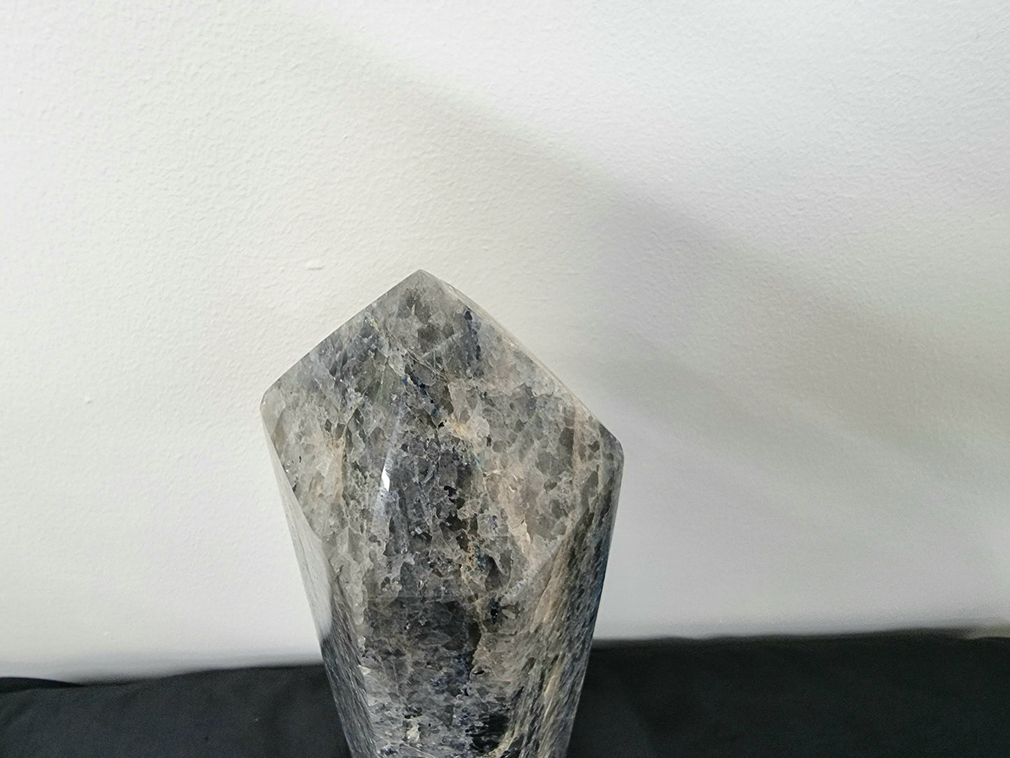 5) Extra Large Blue Spinel Quartz Crystal Prism