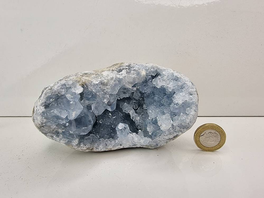 Large Celestite Crystal Natural Cluster