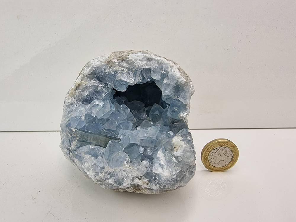 Large Celestite Crystal Natural Cluster
