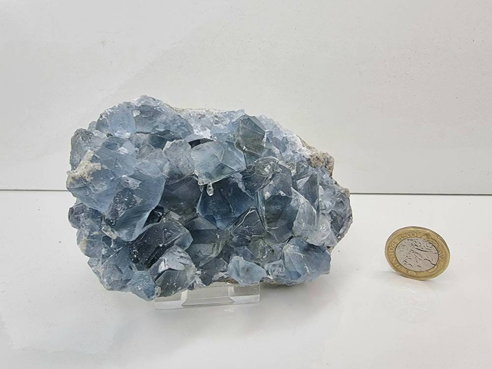 Large Celestite Crystal Natural Cluster