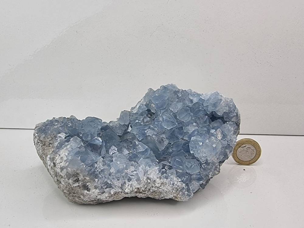 Large Celestite Crystal Natural Cluster