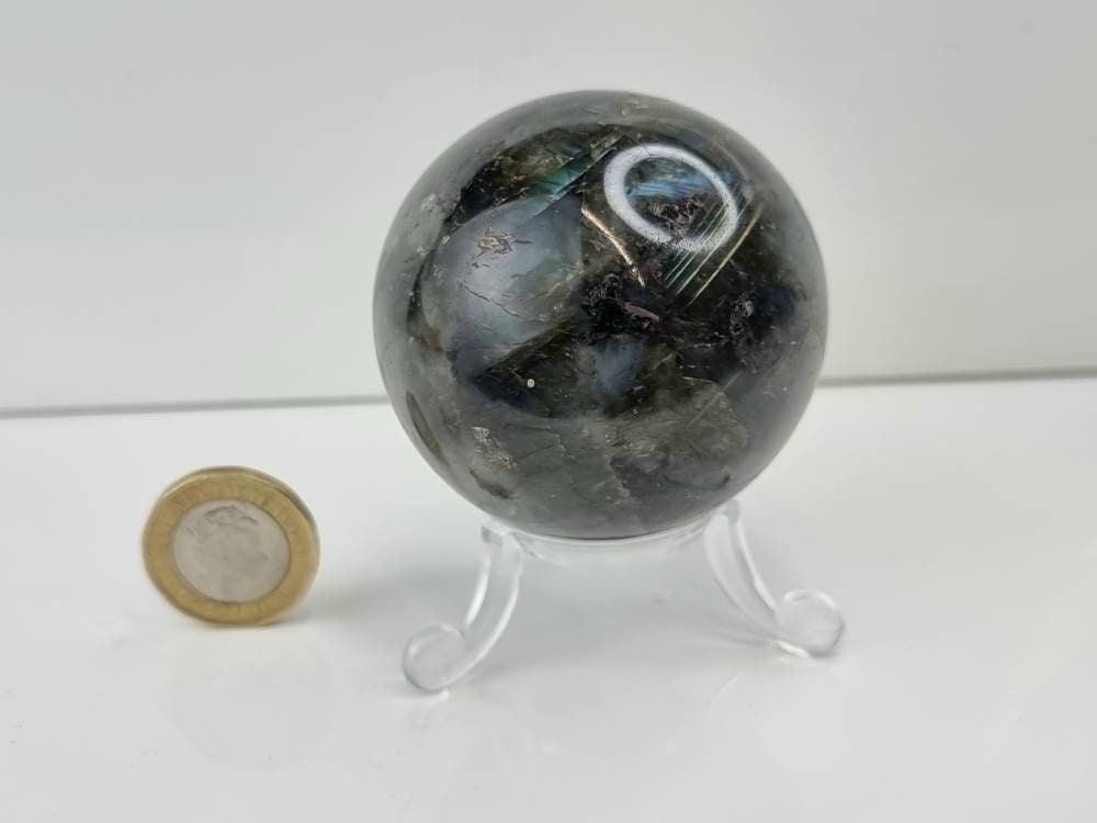 5) Labradorite Crystal Sphere