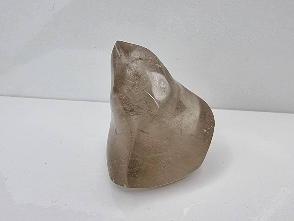 24) Smoky Quartz Crystal Flame