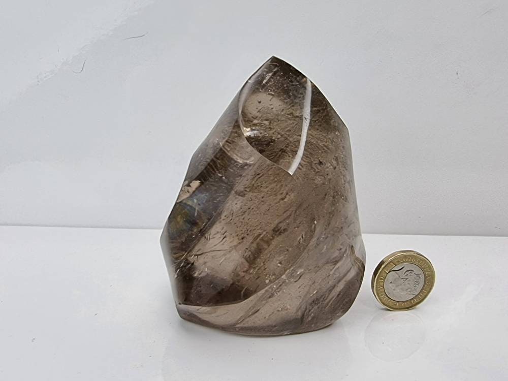 22) Smoky Quartz Crystal Flame
