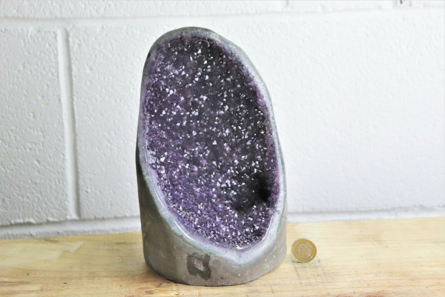 large amethyst crystal geode