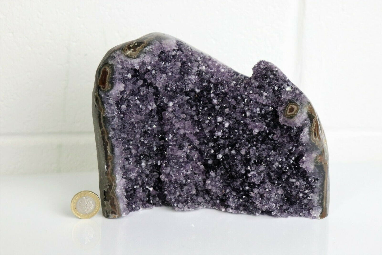 Large amethyst crystal geode