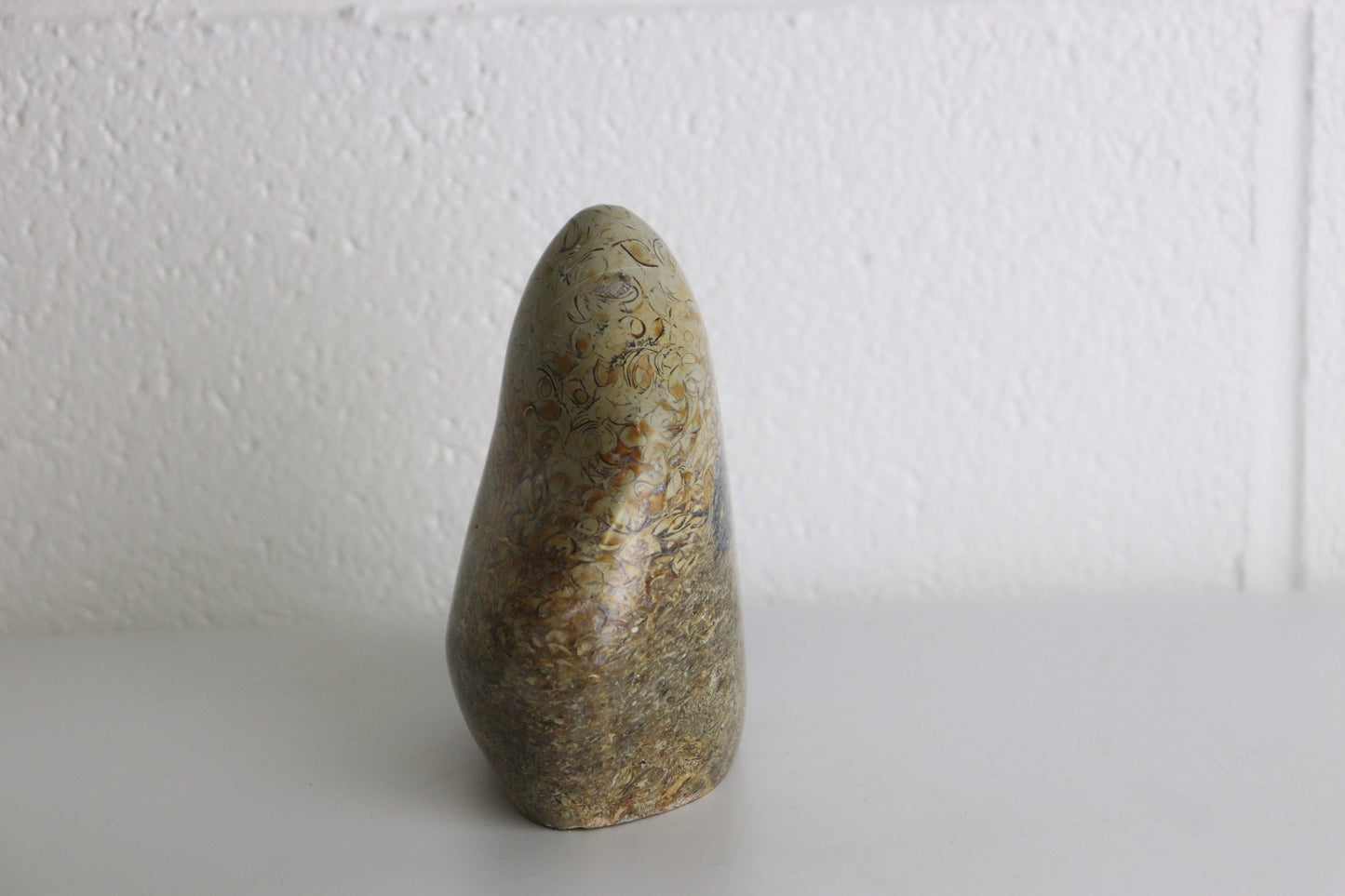 5) Large Coquillage Shell Jasper Crystal Ornament