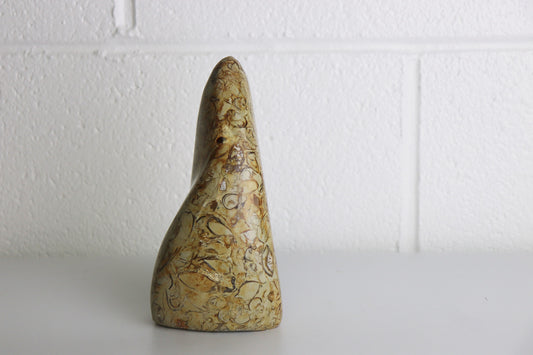 7) Large Coquillage Shell Jasper Crystal Ornament