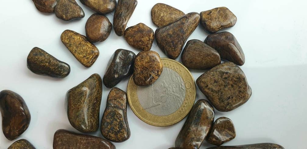 Small Bronzite Crystal Tumblestones 50g bag arts & crafts