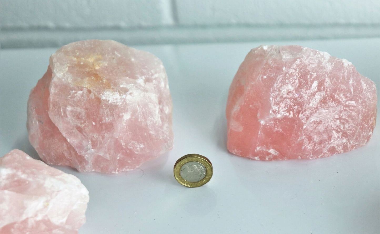 1 X Large Rose Quartz Crystal Rough Raw