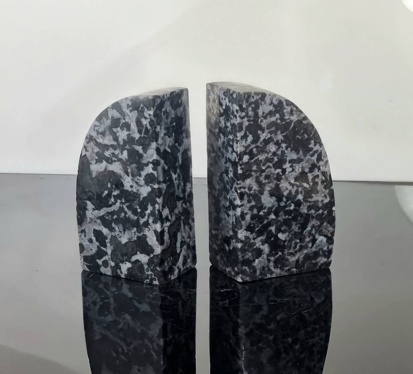 premium crystal bookends