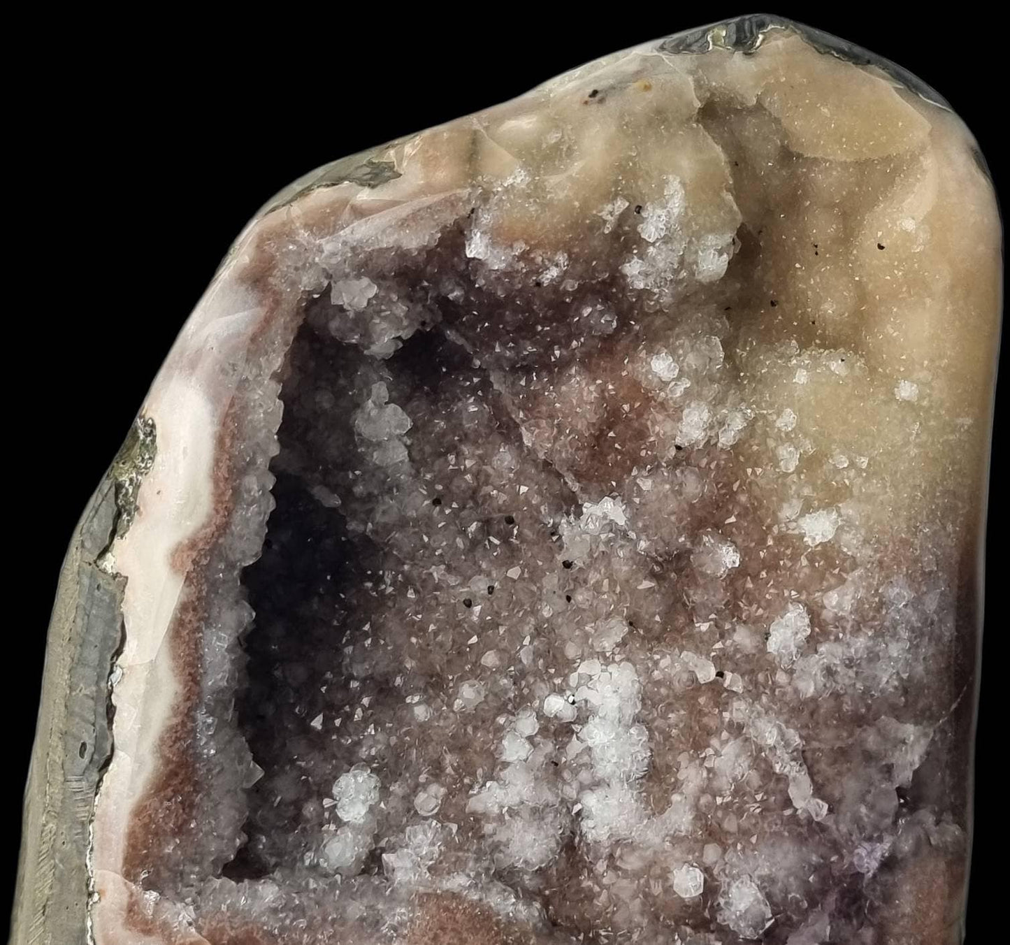 AMU128) Ombre Amethyst Crystal Freeform