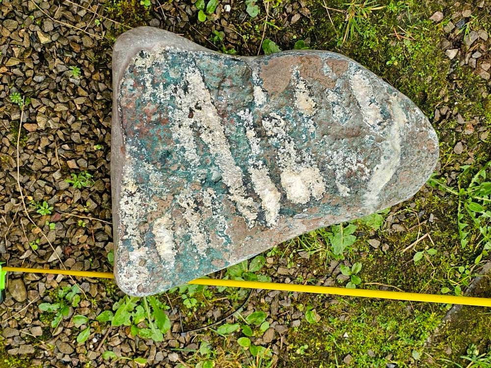 flat amethyst crystal