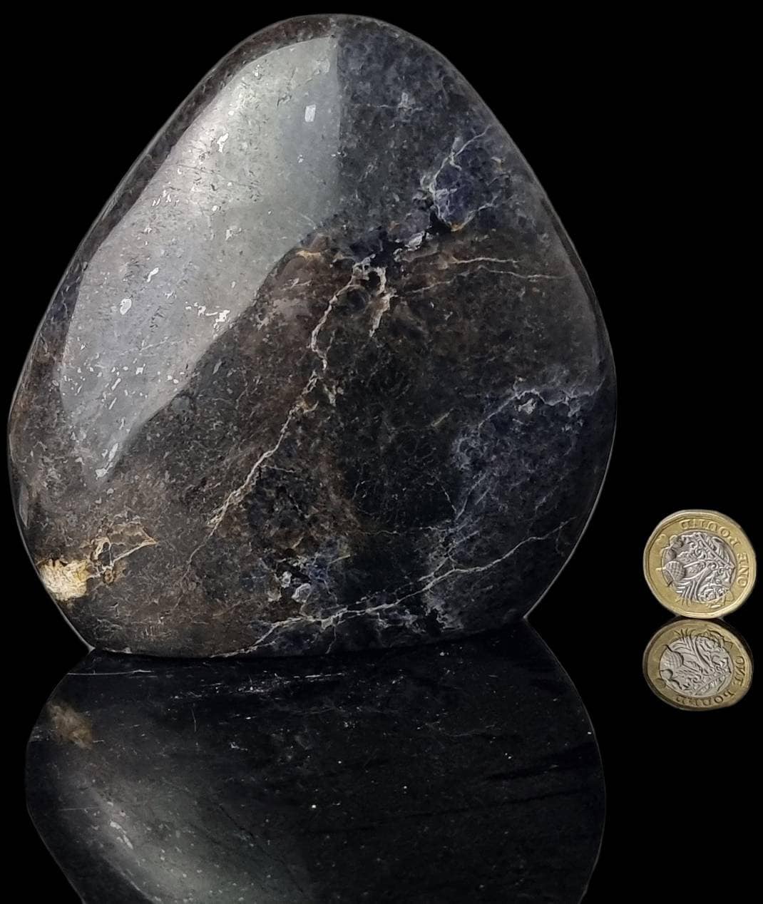 4) Iolite Crystal large Freeform