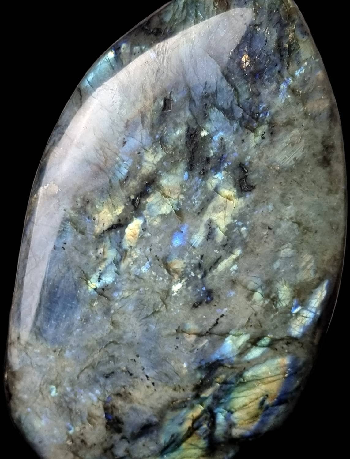 84) Extra Large Labradorite Crystal Polished