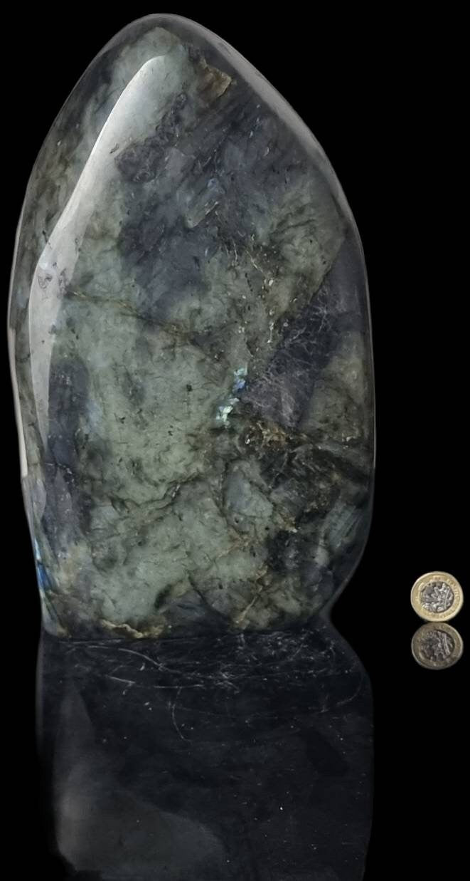 84) Extra Large Labradorite Crystal Polished